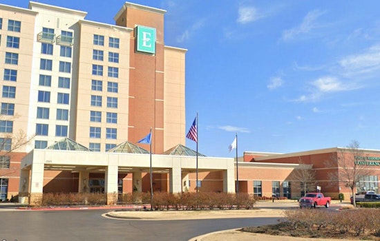Indoor Deluge Sends Embassy Suites Lobby Ceiling Crashing Down In Norman