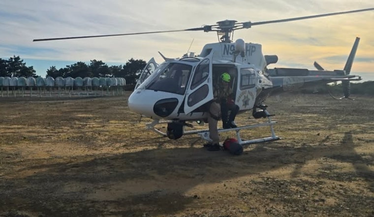 Injured Bicyclist on Inverness Ridge Trail Airlifted to Safety by CHP and Marin County Fire Teams