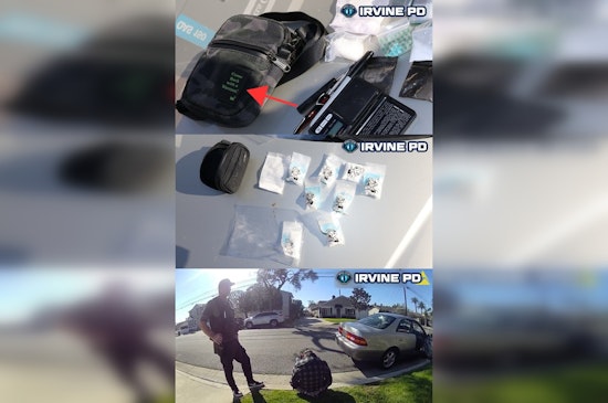 Irvine Police Arrest Man with "Warrant" Bag for Drug Charges in Costa Mesa