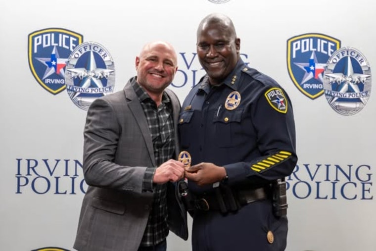 Irving Police Department Honors Sergeant Williams' Two Decades of Devoted Service upon Retirement