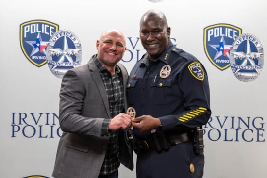 Irving Police Department Honors Sergeant Williams' Two Decades of Devoted Service upon Retirement