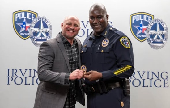 Irving Police Department Honors Sergeant Williams' Two Decades of Devoted Service upon Retirement