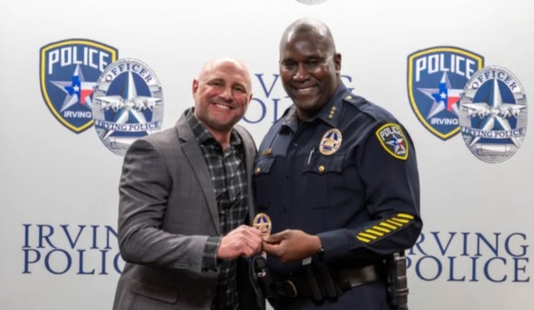 Irving Police Department Honors Sergeant Williams' Two Decades of Devoted Service upon Retirement