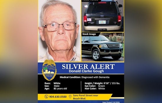 Jacksonville Community Relieved as Missing 81-Year-Old Donald Gough Found Safe