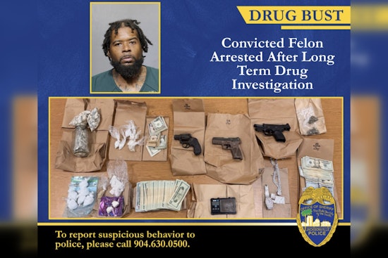 Jacksonville Felon Jules Miller Arrested for Major Drug Trafficking Operation
