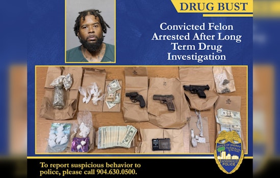 Jacksonville Felon Jules Miller Arrested for Major Drug Trafficking Operation