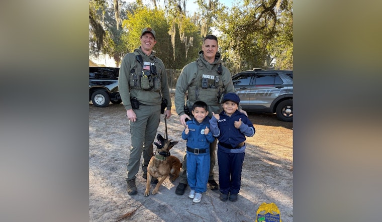 Jacksonville K9 Unit Delights Kids at San Jose Elementary School Career Day
