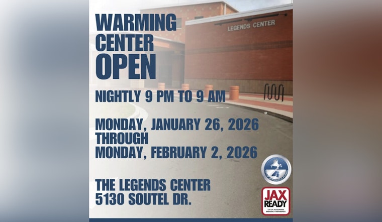 Jacksonville Mobilizes Warming Centers and Transportation Services in Response to Frigid Forecast