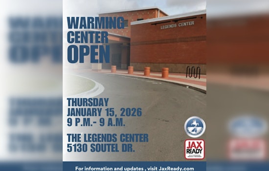 Jacksonville Opens Warming Center in Anticipation of Arctic Blast, Offers Safe Refuge for Residents