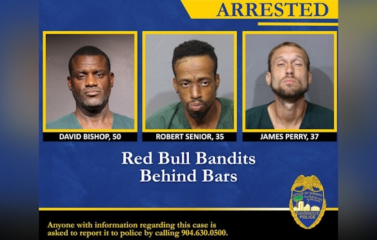 Jacksonville "Red Bull Bandits" Nabbed by Police with Help from Community Tips