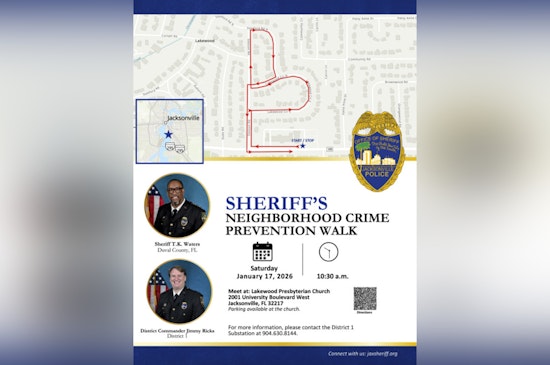 Jacksonville Sheriff T.K. Waters to Engage Community on Foot in Lakewood Area Outreach Initiative