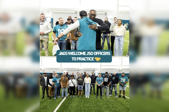 Jacksonville Sheriff's Office Recognized by Jaguars Amidst Playoff Excitement