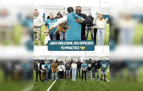 Jacksonville Sheriff's Office Recognized by Jaguars Amidst Playoff Excitement