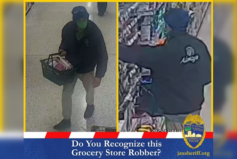 Jacksonville Sheriff's Office Seeks Public's Help to Identify Suspect in Atlantic Boulevard Grocery Store Robbery