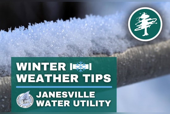 Janesville Water Utility Offers Tips to Prevent Frozen Pipes as Winter Sets In