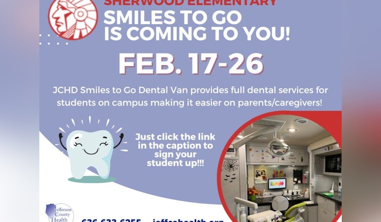 Jefferson County Health Dept's 'Smiles To Go' Brings Dental Services to Sherwood Elementary