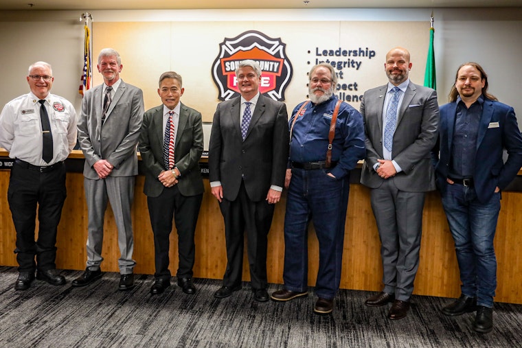 Joe Wankelman Sworn in as Newest Commissioner of South County Fire