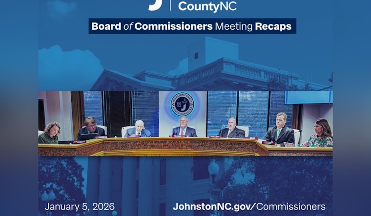 Johnston County Commissioners Launch Key Infrastructure Projects Including Neuse River Trail and Water Plant Expansions