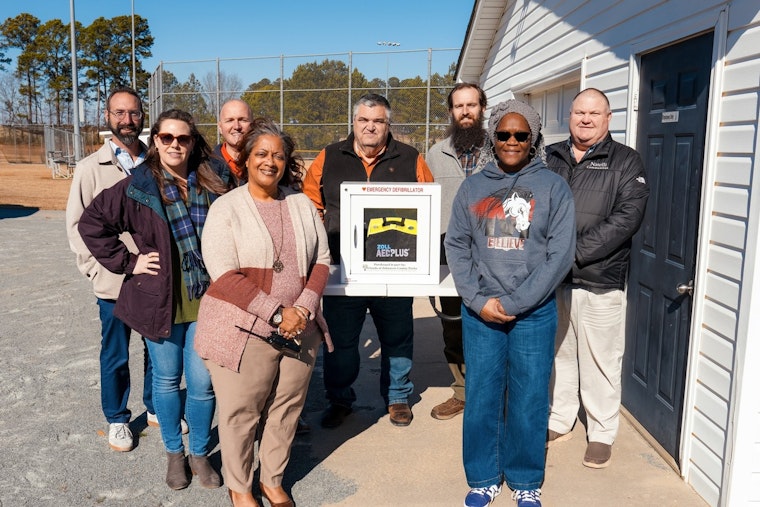 Johnston County Communities Boost Public Safety with AED Installations at Local Ballfields
