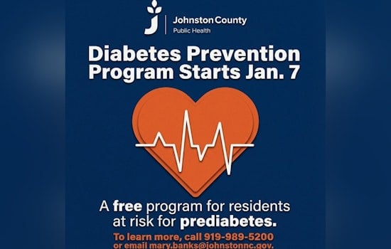 Johnston County Launches Free Diabetes Prevention Program for Residents at High Risk