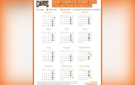 Jones, Oklahoma Rolls Out GREEN Envelope Initiative for 2026 Trash Collection Calendar