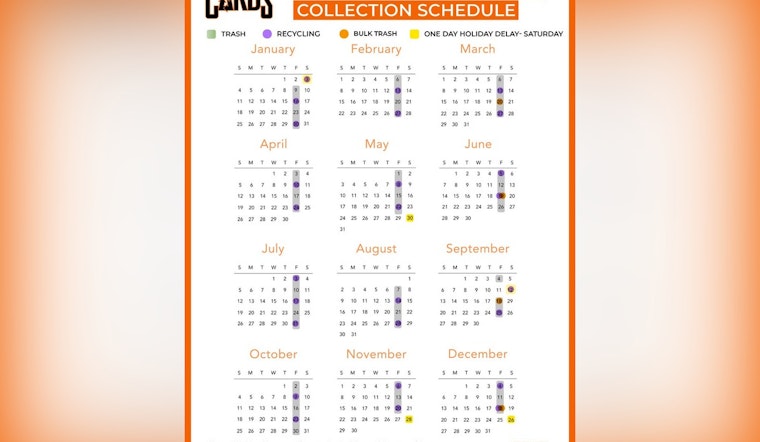 Jones, Oklahoma Rolls Out GREEN Envelope Initiative for 2026 Trash Collection Calendar