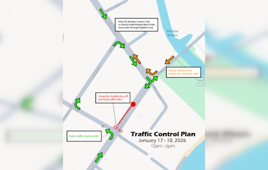 Kahala Gridlock Alert As Sony Open Closes Key Stretch Of Avenue