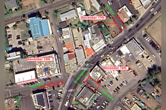 Kapa‘a Drivers Alert, Scheduled Road Closures for Traffic Signal Upgrades from Jan 28-30