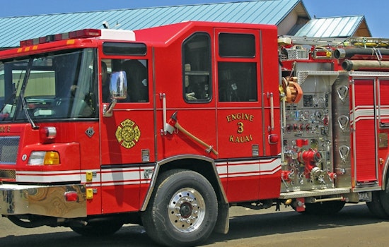 Kaua‘i Firefighters Swiftly Extinguish Late-Night Blaze in Hanalei Storage Tent