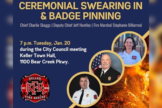 Keller to Celebrate New Fire-Rescue Chief and Public Safety Officials at City Council Ceremony