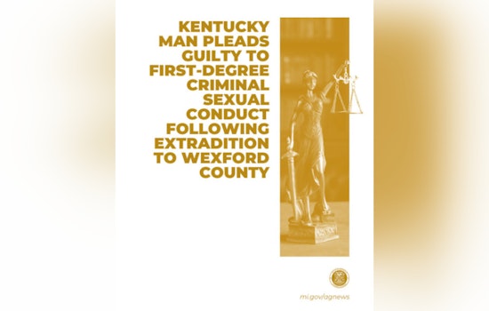 Kentucky Man Pleads Guilty to Sexual Assault Charges in Wexford County, Michigan