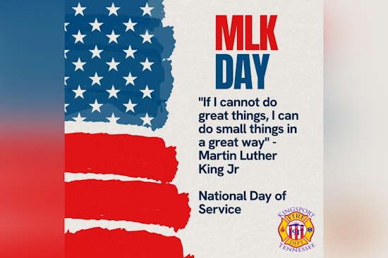 Kingsport Fire Department Invokes MLK's Legacy, Calls for Community Action on National Day of Service