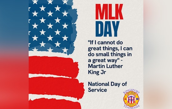 Kingsport Fire Department Invokes MLK's Legacy, Calls for Community Action on National Day of Service