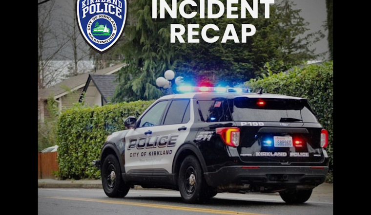 Kirkland Police Department Highlights December Operations: DUI Self-Report, Reckless Driving, and Scams Lead to Arrests and Losses
