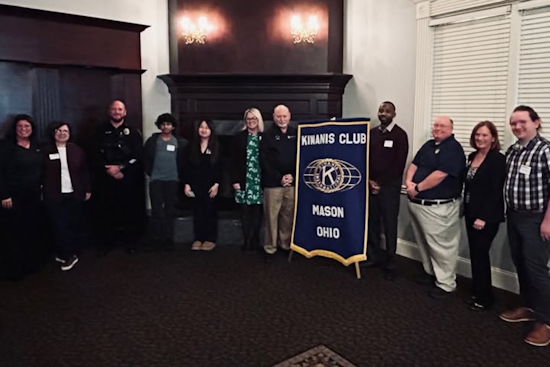 Kiwanis Club of Mason Donates $1,000 to Strengthen Youth and Law Enforcement Relations in Mason, Ohio