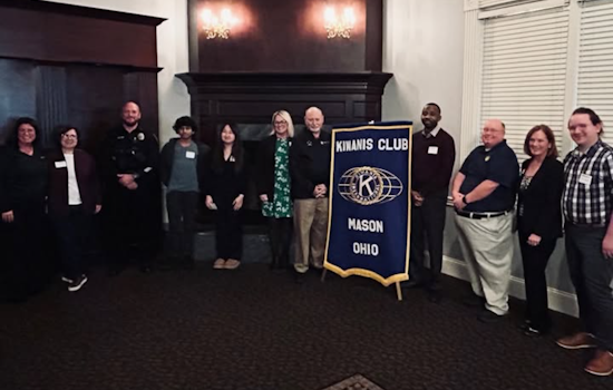 Kiwanis Club of Mason Donates $1,000 to Strengthen Youth and Law Enforcement Relations in Mason, Ohio