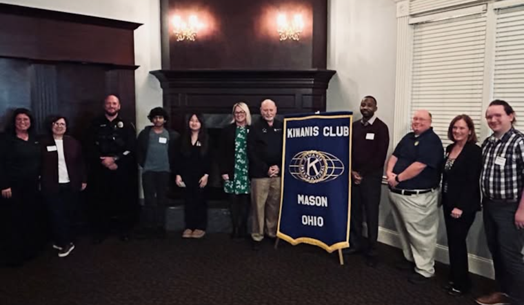 Kiwanis Club of Mason Donates $1,000 to Strengthen Youth and Law Enforcement Relations in Mason, Ohio