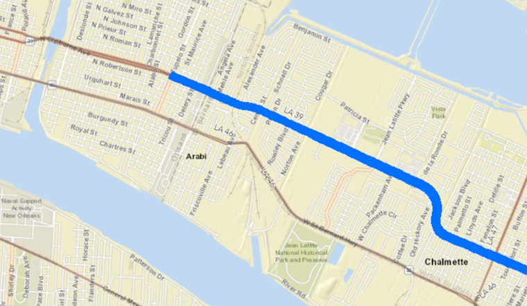 LA 39 Commuters Face Lane Closures Due to Paving Operations from LA 46 to Plaquemine/Orleans Parish Line