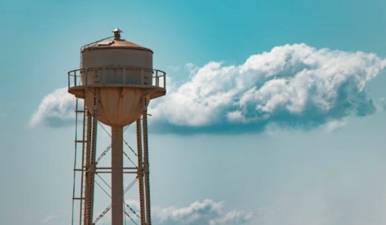 Lake Hefner Water Tower Freezes Over After Dramatic Leak