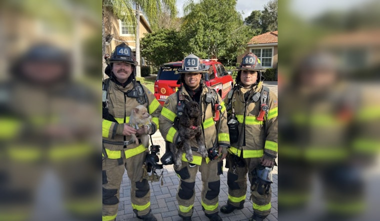 Lake Worth Family and Pets Safe After Firefighters Extinguish Kitchen Blaze on Colony View Drive