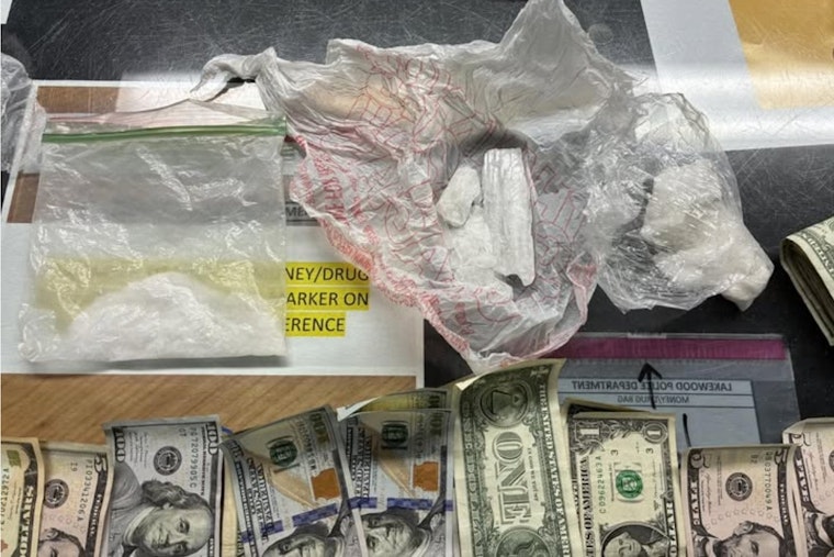 Lakewood Police Seize Quarter Pound of Meth and Cash in Late-Night Traffic Stop Drug Bust