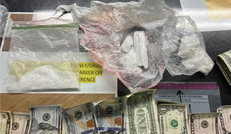 Lakewood Police Seize Quarter Pound of Meth and Cash in Late-Night Traffic Stop Drug Bust