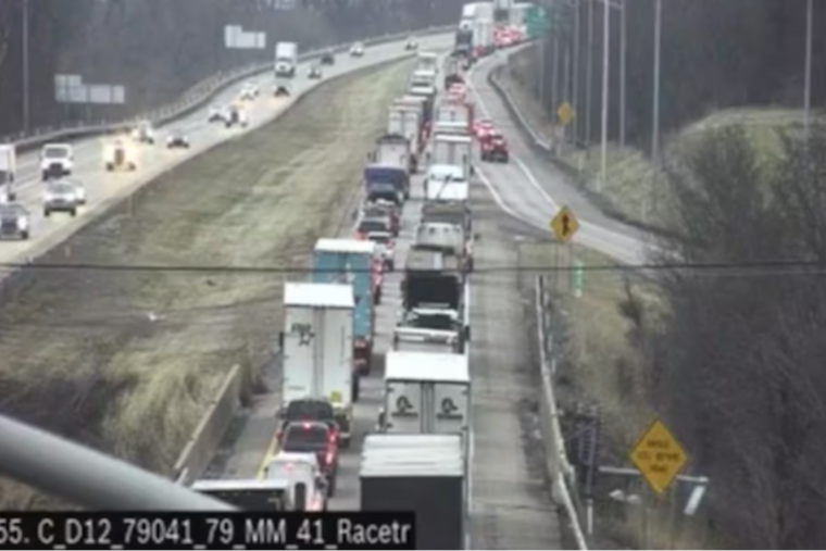 Landslide Disrupts I-79 in Washington County, No Injuries as Northbound Lanes Reopen
