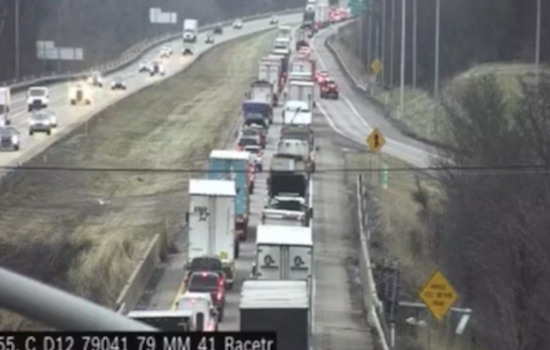 Landslide Disrupts I-79 in Washington County, No Injuries as Northbound Lanes Reopen