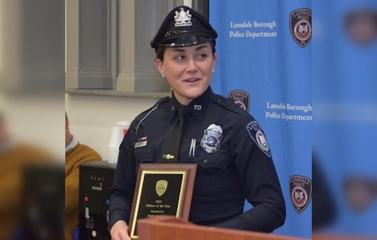 Lansdale Officer Karly Harney Honored as 2025 Officer of the Year for Exemplary Service and Teamwork