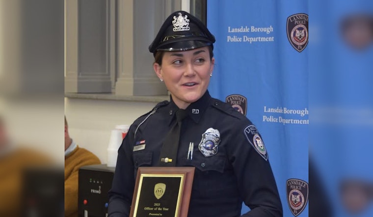 Lansdale Officer Karly Harney Honored as 2025 Officer of the Year for Exemplary Service and Teamwork