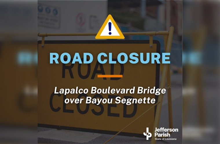 Lapalco Boulevard Bridge in Jefferson Parish Closed Due to Freeze, Seek Alternate Routes