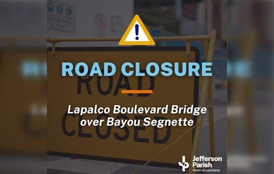 Lapalco Boulevard Bridge in Jefferson Parish Closed Due to Freeze, Seek Alternate Routes