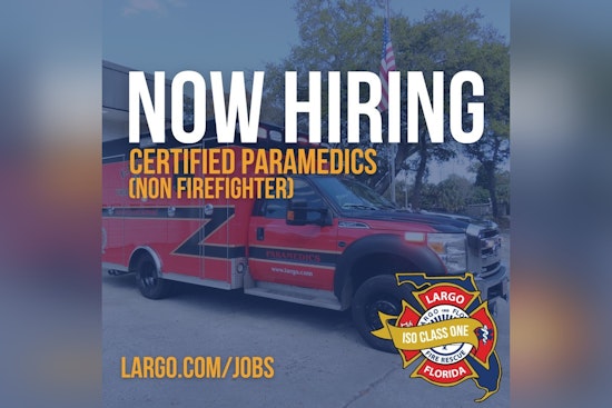 Largo Fire Rescue Seeks Skilled Paramedics, Offers Comprehensive Benefits and Tuition Support