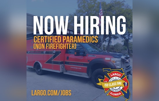 Largo Fire Rescue Seeks Skilled Paramedics, Offers Comprehensive Benefits and Tuition Support